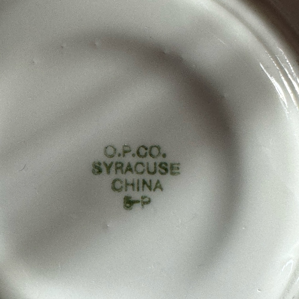 O.P.CO. SYRACUSE CHINA ESPRESSO SET - Picture 4 of 11